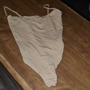 SKIMS Tan Shapewear Bodysuit